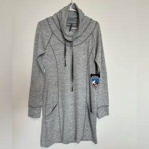 Kuhl Gray Cowl Neck Dress